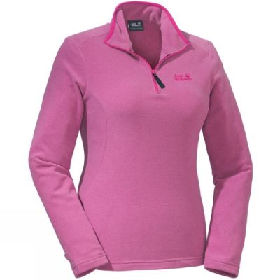 Fleece Jack Wolfskin Arco Mujer - Rosas - Chile UDP647135